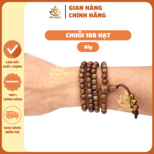 Vòng Tay Trầm Hương Tràng Hạt 108 size 7mm – Trầm Tốc Việt