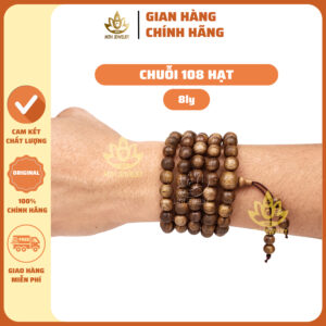 Vòng Tay Trầm Hương Tràng Hạt 108 size 8mm – Trầm Tốc Việt
