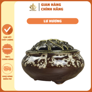 Lư xông trầm hương, đốt nhang - gốm sứ