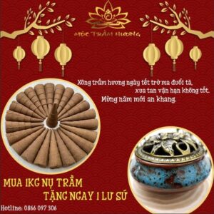 Lư Gốm Sứ đốt Nụ trầm