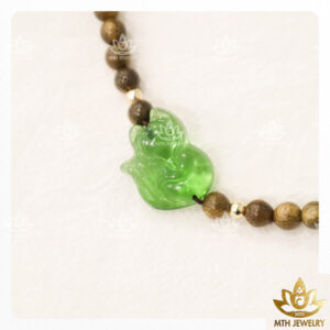 vòng trầm hương 108 hạt,vòng trầm hương 108 hạt đính charm hồ ly