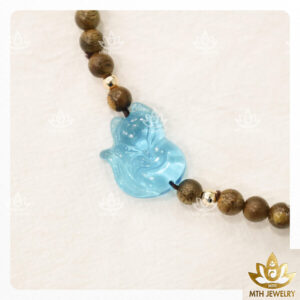 vòng trầm hương 108 hạt,vòng trầm hương 108 hạt đính charm hồ ly