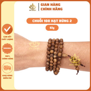 VÒNG TRẦM HƯƠNG 108 HẠT TỐC RỪNG LOẠI HAI