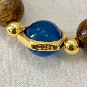 VÒNG TRẦM HƯƠNG TRÒN ĐƠN KIM BẢO TRỢ MỆNH (2)