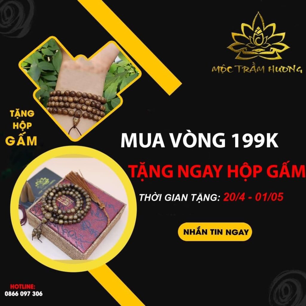 chương trình khuyến mãi Mộc Trầm Hương