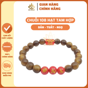 VÒNG TRẦM HƯƠNG TRÒN ĐƠN TAM HỢP DẦN -TUẤT-NGỌ