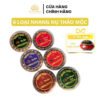 Combo 3 Hộp Nhang Nụ Thảo Mộc Tự Nhiên Trầm, Quế, Bắc, Bài, Khuynh Diệp (Tặng Lư Sứ)