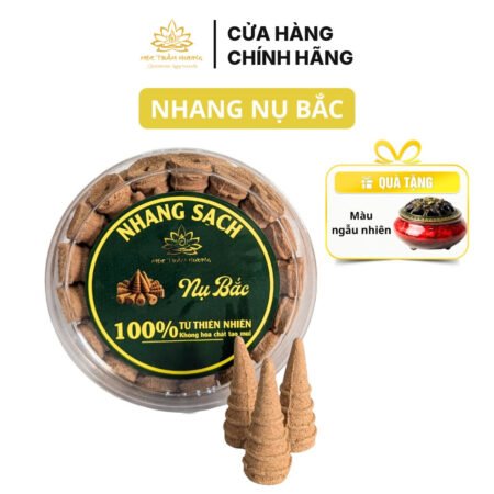 Nhang Nụ Bắc Xông Nhà Sạch Thơm Tự Nhiên (3 Hộp Tặng Lư Gốm Sứ)