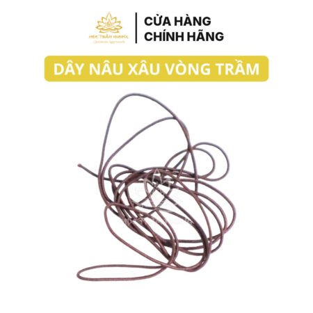 Dây Thun Chỉ Co Giãn Chuyên Xỏ Vòng Tay, Xâu Hạt Trầm Hương Handmade Màu Nâu