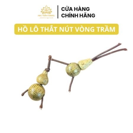 Bầu Hồ Lô Trầm Hương Xâu Vòng, Thắt Nút Dây Chuỗi 108 Hạt, Vòng Tay - Mộc Trầm Hương MTH.