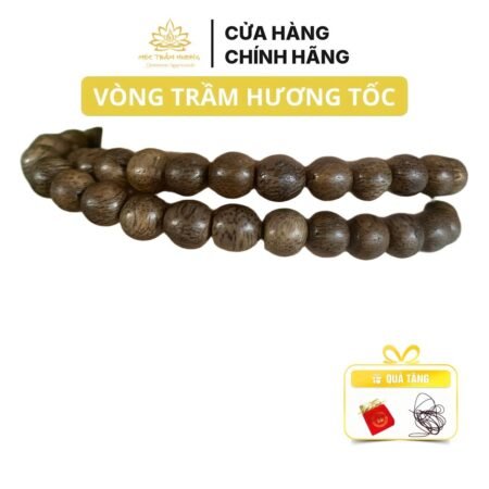 Vòng Tay Trầm Hương 54 Hạt Trầm Tốc Việt 6/7/8 mm