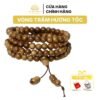 Vòng Tay Trầm Hương Chuỗi Tràng Hạt 108 6/7/8mm Trầm Tốc Việt (COMBOx3 Vòng)