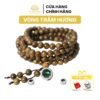 Vòng Tay Trầm Hương Tự Nhiên 108 Hạt MIX Charm Bạc S925 (Xanh Lá)