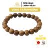 Vòng tay Trầm Hương Hạt Tròn Đơn Size 8mm (Nữ) cổ tay dưới 15cm