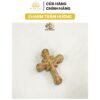 Charm Thánh Giá Trầm Hương Tự Nhiên 10/12 mm Phụ Kiện Vòng Tay Vòng Cổ