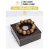 Vòng Tay Trầm Hương Tròn Đơn 18mm Trầm Tốc Việt – Tặng Túi Nhung/Nụ Trầm