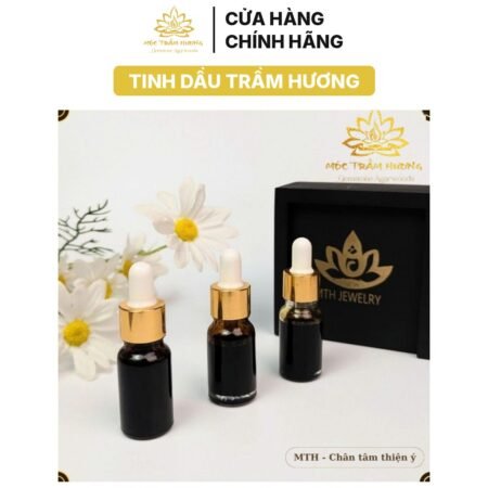 Tinh Dầu Trầm Hương Thiên Nhiên Nguyên Chất 10ml Xông Thơm Phòng Treo Xe