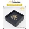 Hộp Gỗ Đen Đựng Vòng Tay, Chuỗi Hạt, Đồ Phong Thủy 10x10x3cm