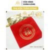Túi Nhung Rút – Màu Đỏ – Chữ Phúc – Chuyên Đựng trang sức Mộc Trầm Hương MTH