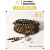 Vòng Tay Trầm Hương Tự Nhiên 216 Hạt 4mm – Charm Bạc S925 (HOA SEN Trắng)