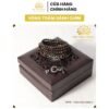 Vòng tay Chuỗi Tràng Hạt 216 4mm Trầm Sánh Chìm MIX Bạc S925 CHARM (Đá Đen)