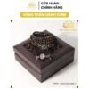 Vòng tay Chuỗi Tràng Hạt 216 4mm Trầm Sánh Chìm MIX Bạc S925 CHARM (Trắng Sữa)