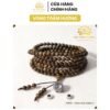Vòng Tay Trầm Hương Tự Nhiên 216 Hạt 4mm MIX Charm Bạc S925 (Trắng)