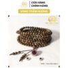 Vòng Tay Trầm Hương Tự Nhiên 216 Hạt 4mm MIX Charm Bạc S925 (Đỏ)