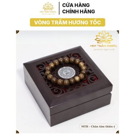 Vòng Tay Trầm Hương Hạt Tròn Đơn 10mm Trầm Tốc Việt – Trầm Hương Tự Nhiên