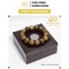 Vòng Tay Trầm Hương Hạt Tròn Đơn Size 16mm
