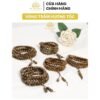 Vòng Tay Trầm Hương MTH Chuỗi Tràng Hạt 108 Size 6/7/8mm Trầm Tốc Việt (Combo x5 Vòng)