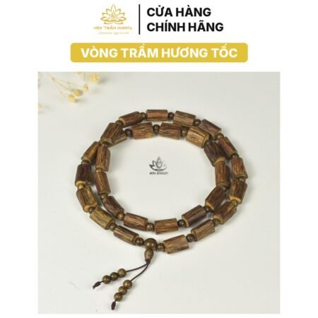 Vòng Tay & Vòng Cổ Trầm Tốc Sánh Cành Tự Nhiên 8/10/12/14mm Trầm Việt