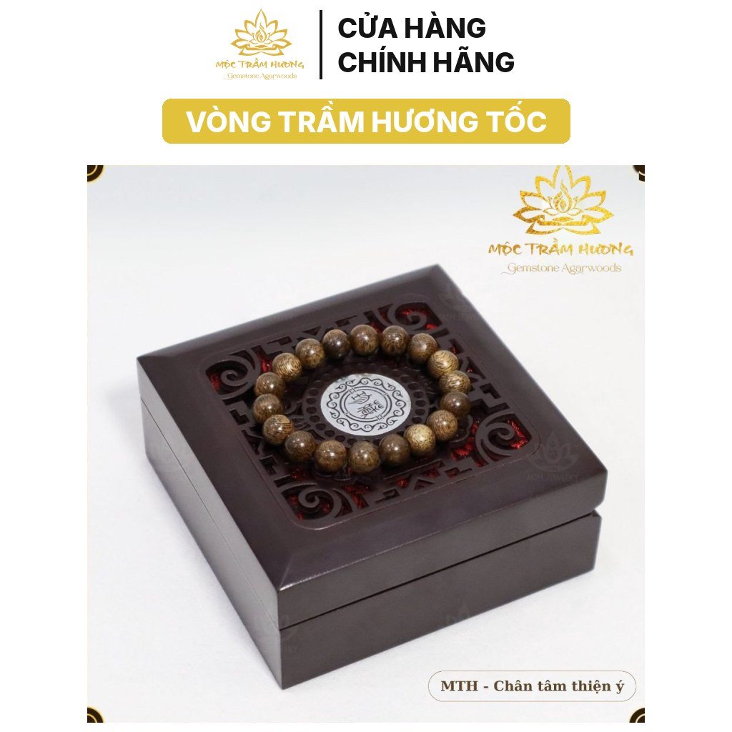 Vòng Tay Trầm Hương Cao Cấp Mộc Trầm Hương MTH Hạt Tròn Đơn 10mm Trầm Tốc Việt Tự Nhiên Vòng Tay Trầm Hương Cao Cấp Mộc Trầm Hương MTH Hạt Tròn Đơn 10mm Trầm Tốc Việt Tự Nhiên