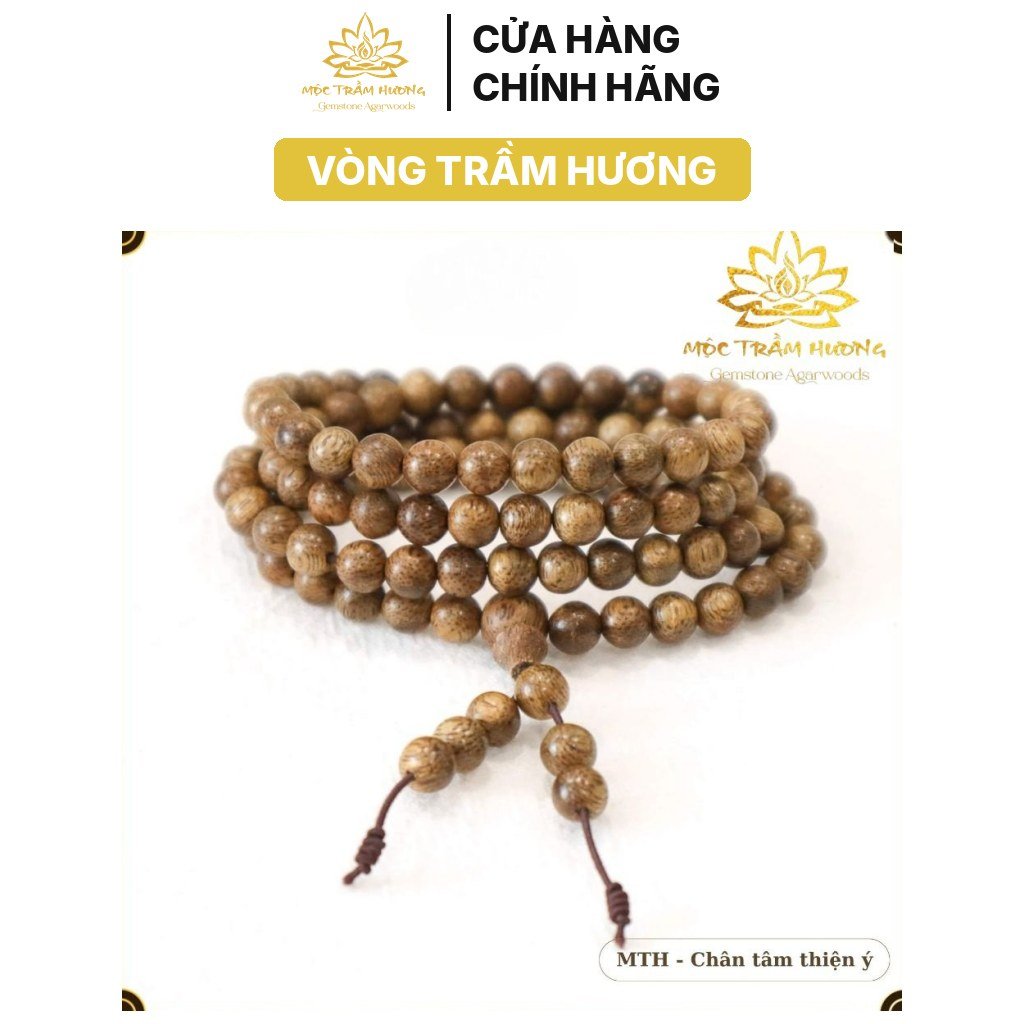 Vòng Tay Trầm Hương Đeo Tay Dạng Chuỗi Hạt 108 Size 6mm Vòng Tay Trầm Hương Đeo Tay Dạng Chuỗi Hạt 108 Size 6mm