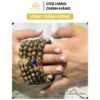 Vòng Trầm Hương Tròn Đơn KIM BẢO Trợ Mệnh Size 6/7/8/10mm